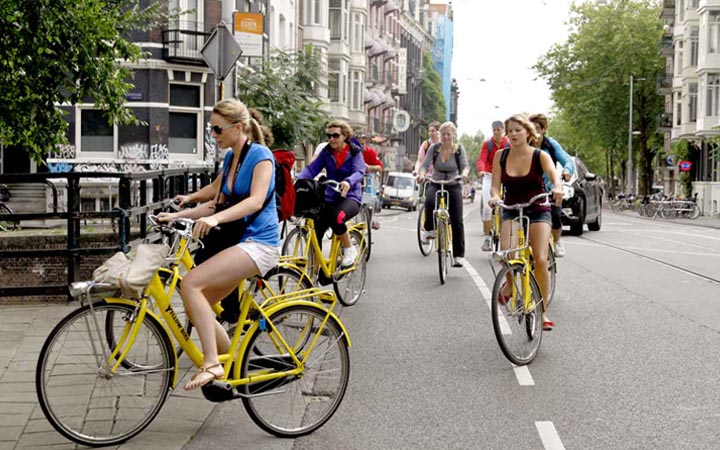 Take A Bicycle Ride Through Amsterdam