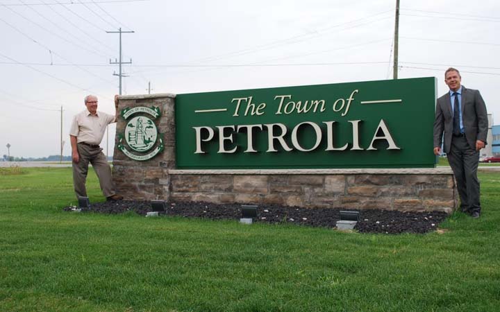 The town of Petrolia