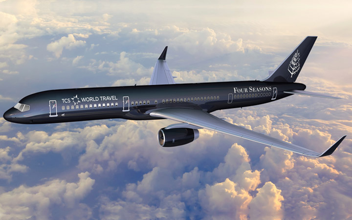 Fly Around The World On The Four Seasons Private Jet