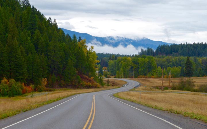 Highway 2 In Montana