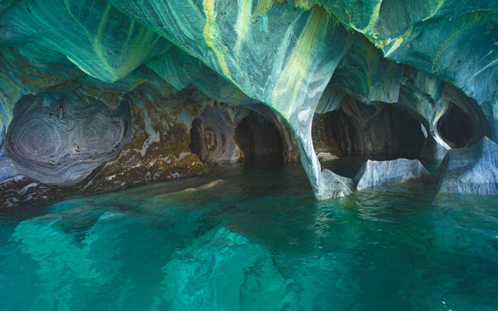 Marble Caves of Lake General Carrera, Chile