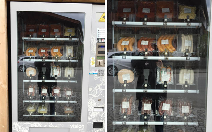 Sausage vending machines