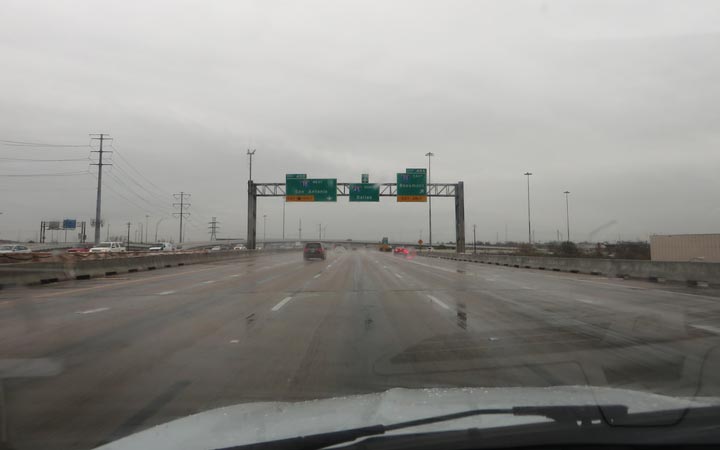 The I-45 in Houston, Texas
