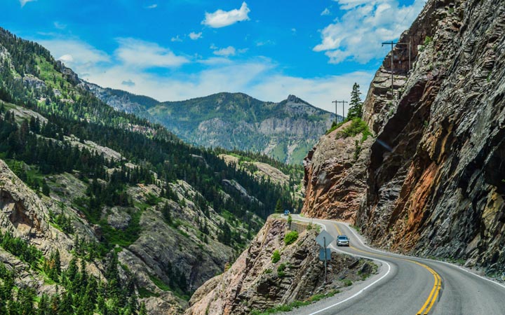 The Million Dollar Highway In Colorado