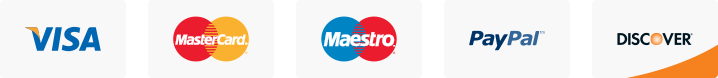 credit cards footer